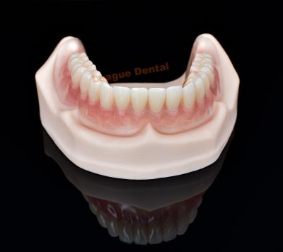 China Odor Resistant All Acrylic Partial Denture Transparent Acrylic Partial for sale