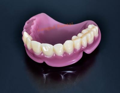 China Placa dental acrílica confortable Dentadura parcial acrílica duradera en venta