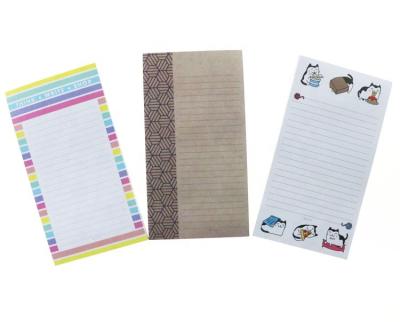 China Custom Cute Colorful Loose Leaf Notepad With Soft Magnet On Back Of Notepad Notepad for sale