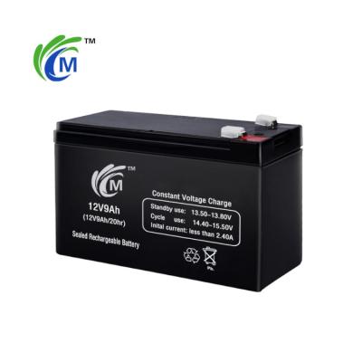 China Long Cycle Life 12V9Ah 151*65*94*100mm Manufacturer 2.45kg Lead Acid Battery Wholesale Sealed Lead Acid Batteries For Electric Vehicle for sale