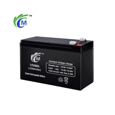 China Long Cycle Hot Sale 2.43kg e Bike Battery Slim Life 12V9Ah 151*65*94*100mm 12 Volt Sealed Lead Acid Battery for sale