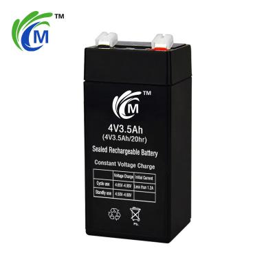 China Toys 3.5AH 4V USA and Europe most popular lead acid replacement solar lead acid battery for electric tricycle for sale