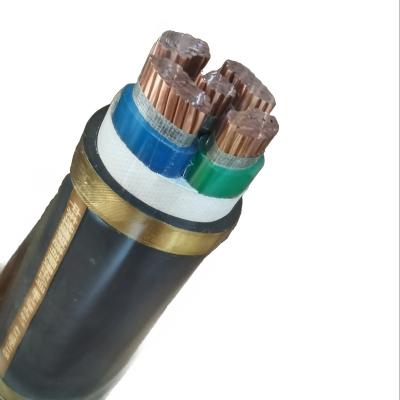 China Construction Power Cable Cu/XLPE 4 Core 4 +95 mm X Fire Resistant PVC 600/1000V 185 mm X / 1 Core Unarmoured Cables for sale