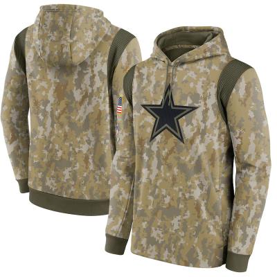 China Breathable 2022 Amazon NFL Hit Sweatshirt Rugby Hoodie Hooded Mens Football Clothing Camouflage Oversized Hoodies for sale