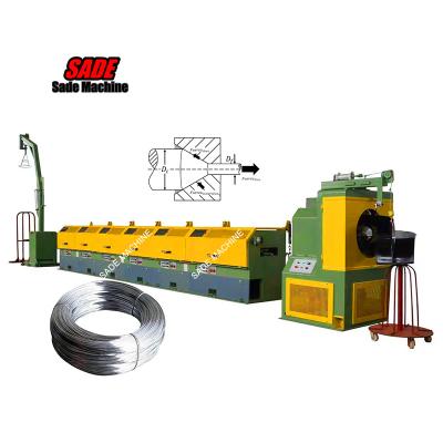 China Shops high speed wire drawing machine building material low carbon 6-3mm water tank wire drawing machine en venta