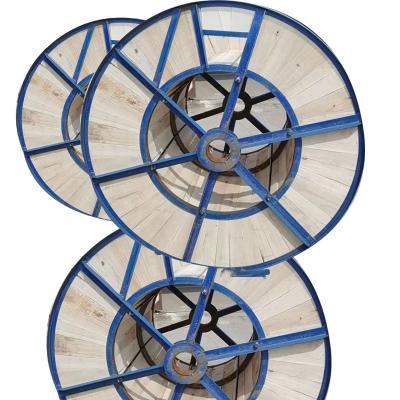 China Winding Reel 1400mm Metal Cable Winding Wooden Drum for sale