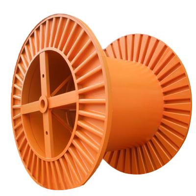 China For Cable Low Price Guaranteed Quality Yellow Gray White Red Corrugated Steel Spool 800mm Flange Diameter for sale