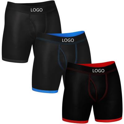 China 2021 Antibacterial Sporty Cotton Spandex Contrast Elastic Soft Underwear Mens Breathable Briefs And Boxers Mens Briefs for sale