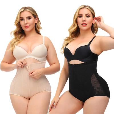 China JSMANA Antibacterial Ladies Lace Up High Waist Zipper Plus Shaper Postpartum Women Thong Control Tummy Control Butt Lifter Butt Shapers for sale