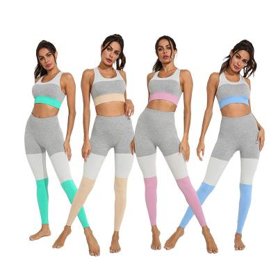 China JSMANA Yoga Gym Fitness Sets Women Custom Drop Butt High Quality Breathable Running 2 Pieces Seamless Crac! crack! for sale