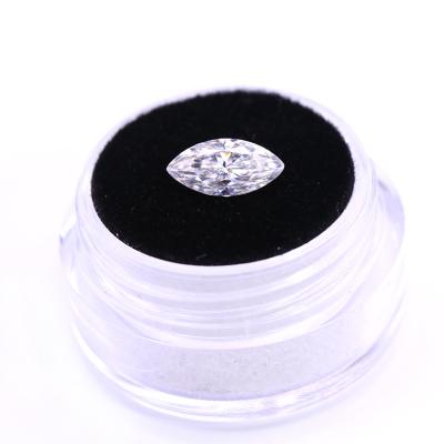 China White color Marquise Shape 1-3Carat Moissanite from wholesale moissanite DEF game or color fire for sale