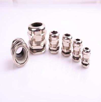 China Stainless Steel Copper Gland Cable Metal Brass Cable Gland for sale