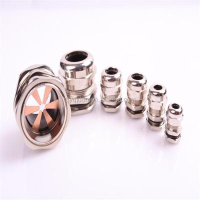 China Stainless Steel Electrical Waterproof Gland PG21 Metal Cable Glands Brass Cable Gland for sale