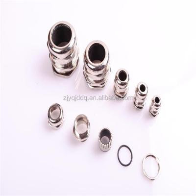 China PG21 Metal Cable Gland 1/2 Stainless Steel Brass Gland Brass Cable Gland for sale