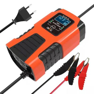 China 12V Lead Acid Battery 12V Battery Testing and Fast Auto Charging Motorcycle Battery Charger for sale