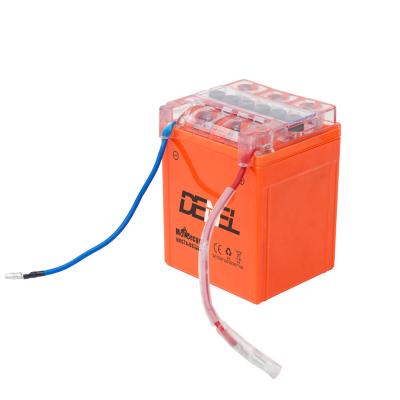 China Motorcycle Starting Motorcycle Starter Battery GEL 12V2.5AH 12N2.5-3C/YB2.5L Motorcycle Battery From China Factory DENEL for sale