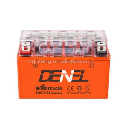 China Motorcycle/ATV Motorcycle Battery YTX7A-BS Gel Battery 12V7AH 6MG7A Battery For Motorbike Starting for sale