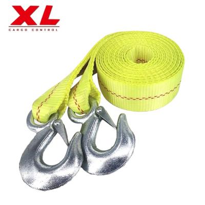 China High Quality Polyester Pull Rope Webbing Car With Trailer Rope 5 Ton 5 Meter Whipping Belt Winch Straps for sale