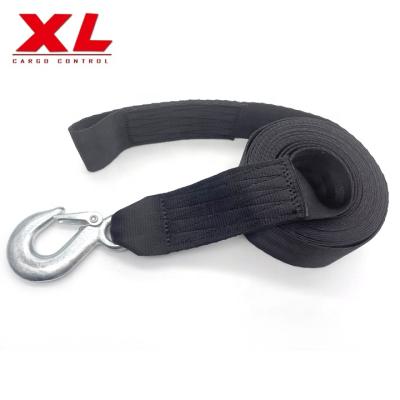 China Quality 50mm Polyester 2 Inch Tie Down Cargo Tie Down Lashing Webbing Trailer Truck Tie Down Straps For Sale for sale