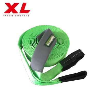 China Polyester Strap Factory Supply Recovery Tow Winch Strap With Customized Service Emergency Heavy Duty 1 Inch 2ton Car Tow Strap Kit for sale