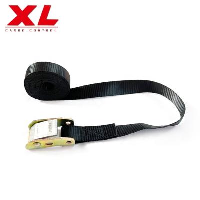 China Best Polyester Motorcycle 1 Inch Polyester Webbing Cargo Lashing Cam Buckle Link Straps 550kgs Down for sale