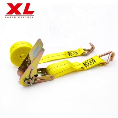 China Good Quality 25Mm Polyester Ratchet Ties 1 Inch Rope Ratchet Tie Down With Hooks for sale