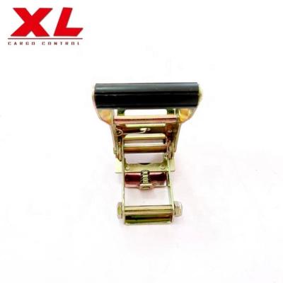 China Version 3.8cm Inch 3000kgs Zinc Alloy Metal Quick Ratchet 1.5 Heavy Duty Belt Buckle With Plastic Handle for sale