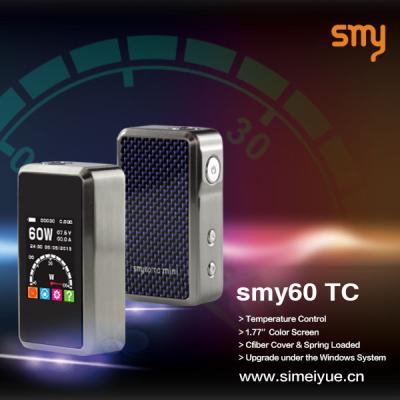 중국 고품질 소형 Smy60TC 상자 mod 온도 조종 상자 mod 60w 상자 mod 소형 smy60 TC 소형 상자 mod 판매용