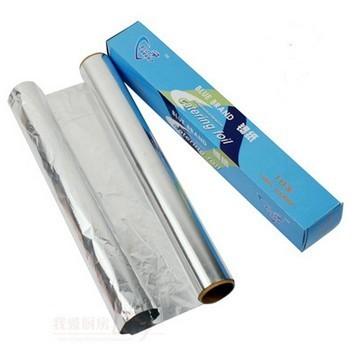 China Tin foil bake food BBQ barbecue black aluminum foil paper for sale