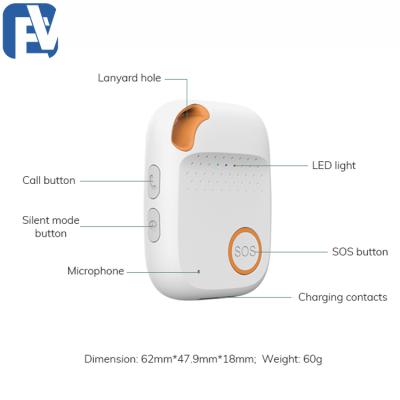 China SOS Alarm Eview Children Mini Hidden Panic Button System EV04 Kids SOS Device Bracelet Elder Accurate Tracking Tracker GPS for sale