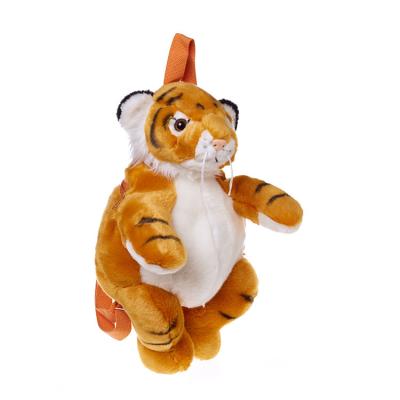 China Hot Selling Backpack Eco-Friendly And Doll Backpack Customized Plush Tiger Toy for sale