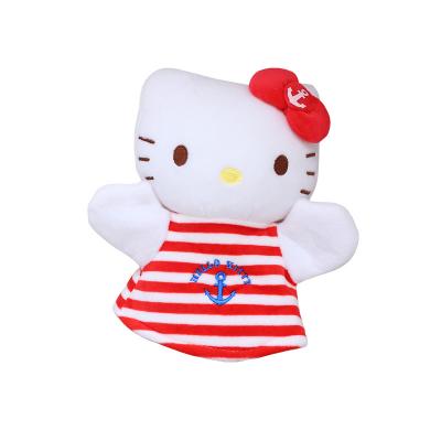 China 2022 Hello Kitty Eco-friendly Plush Hand Puppet Shape Animal Puppets Stuffed Kids Animal Hand Puppets for sale