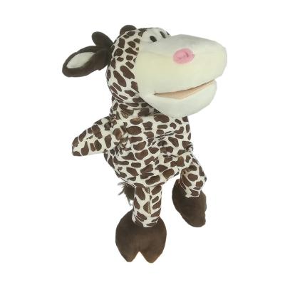 China Customized Eco-friendly Cartoon Animal Shaped Soft Hand Puppet Plush Hand Puppet for sale