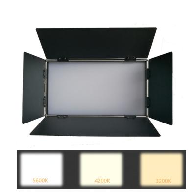 China Studio Show Bi Color 200w 300w DMX Film Equipment Studio Professional Sky Concert Video Led Panel Light Soft Theater TV Video Kit for sale