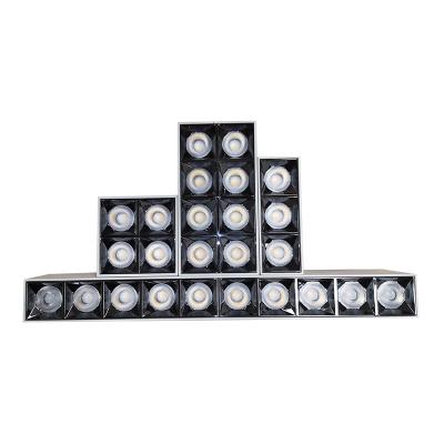 China Hotel Led Spotlight 5W 12W 16W 20W 36W 40W COB Spot Light Grill Light Led Ceiling Rotating Double Spotlight for sale