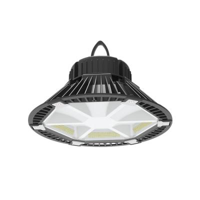 China Hive Warehouse new design LED low UGR high bay light fixture 200W high bay light UFO model for sale