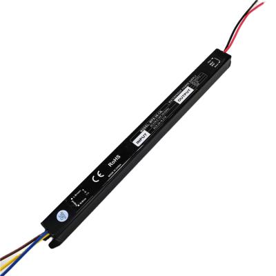 China Patented Product Ultra Thin Narrow Space IP67 Assembled Ultra Thin 24VDC 36W Constant Voltage LED Transformer 1.5A LED Strip Power Supply Waterproof IP67 for sale