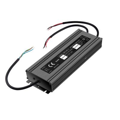 China 12V 16.5A 200W IP67 LED Driver Single Output Constant Voltage Aluminum Case Switching Ultra Thin Waterproof Power Supply for sale