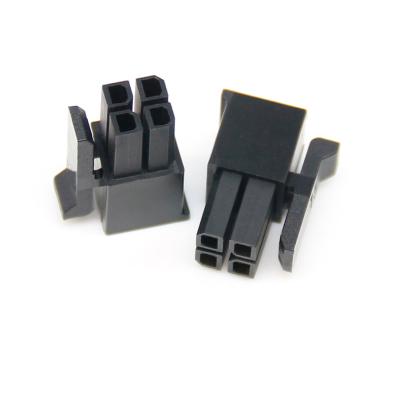 China MX3.0 3.0mm Pitch Micro-adjustment 3.0 Connector Housing 2*2 Pin Male Shell Molex 43030 Automotive Black 4pin for sale