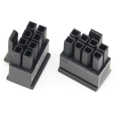 China MX3.0 3.0mm Pitch Micro-fit 3.0 Connector Housing 2*4 Pin Male Automotive Shell + Terminal Molex 43030 Black 8pin Shell for sale