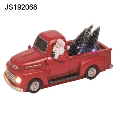 China Christamas Decorative Christmas Home Decor Holiday Car Truck Led Indoor Table Decor for sale