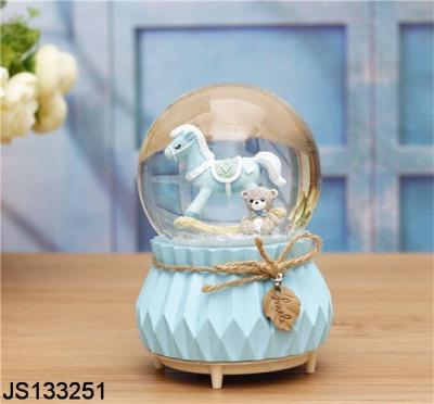 China Home Europe Baby Gifts Blue Snow Globe Collection for sale