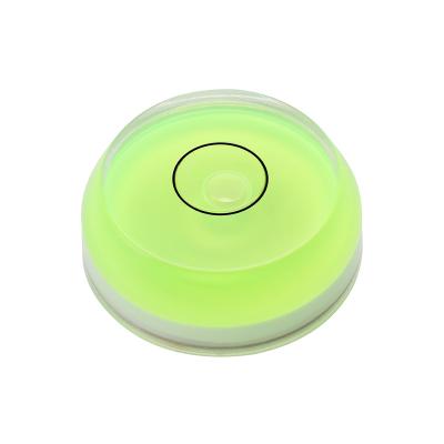 China Level Gauge Customized Popular Acrylic Plastic Bullseye Round Bubble Spirit Level Vials Bubble Mini Level for sale