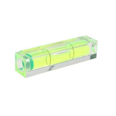 China High Accuracy Measurement Level Inner Printing Rings Adjust Vial Tubular Various Type Magnified Acrylic Spirit Spirit Levels for sale