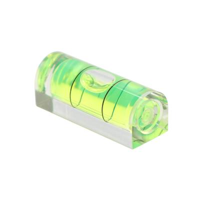 China Factory Direct Bubble Spirit Level Vial Precision Acrylic Tube Square Measuring Level Vials With Logo Customized Service for sale