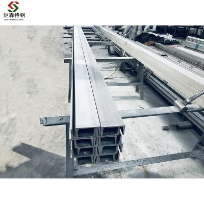 China Hot rolled AISI 201 stainless steel Channel size 100x50x5mm according to ASTM A276&A484, length 6 meters. 5#-24# for sale