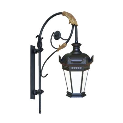 China European Antique Aluminum Outdoor Wall Lamp Vintage Outdoor Classic Garden Wall Lights for sale