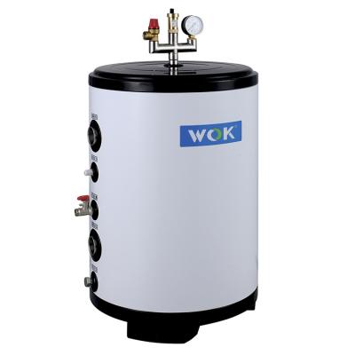 China Outdoor pump buffer water tank pressure water tank 60L100L150Lheat for R290 R32 air source heat pump for home heating for sale