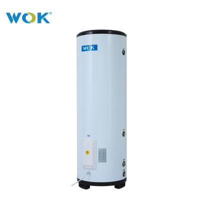 China Water Disinfection WOK Buffer Water Tank With Coil Pipe Exchange For Heat Pump Home Heating Hot Storage Tank For Bathing for sale