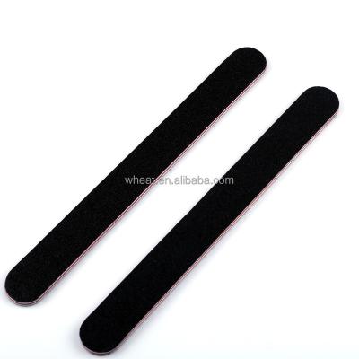 China Wedding China Factory Black Mini Long Double Side Female Sponge Nail File for sale